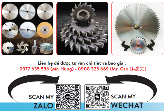 CATALOGUE - DAO PHAY ĐĨA